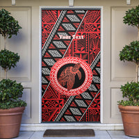 Personalised Tonga Language Week Door Cover Heilala Turtle Malo E Lelei