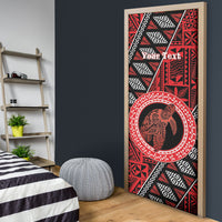 Personalised Tonga Language Week Door Cover Heilala Turtle Malo E Lelei