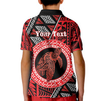 Personalised Tonga Language Week Kid Polo Shirt Heilala Turtle Malo E Lelei