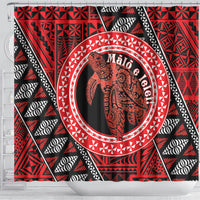 Tonga Language Week Shower Curtain Heilala Turtle Malo E Lelei
