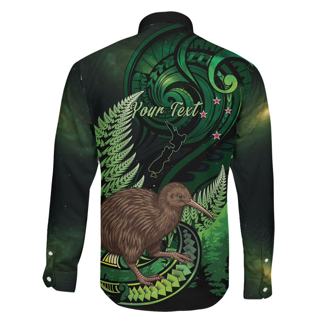 Kiwi New Zealand Personalised Family Matching Mermaid Dress and Hawaiian Shirt Aotearoa Map Silver Fern Koru Pattern LT22 - Polynesian Pride
