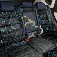 New Zealand Huia Bird Back Car Seat Cover Paua Shell Maori Pattern