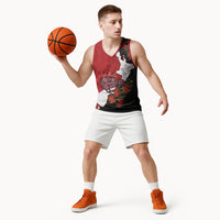 Kiwi New Zealand Personalised Basketball Jersey NZ Map Pohutukawa Fern Maori Pattern