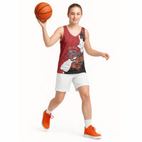 Kiwi New Zealand Personalised Basketball Jersey NZ Map Pohutukawa Fern Maori Pattern
