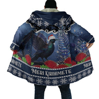 New Zealand Tui Bird Christmas Cloak Pohutukawa Xmas Tree Meri Kirihimete