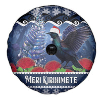 New Zealand Tui Bird Christmas Spare Tire Cover Pohutukawa Xmas Tree Meri Kirihimete