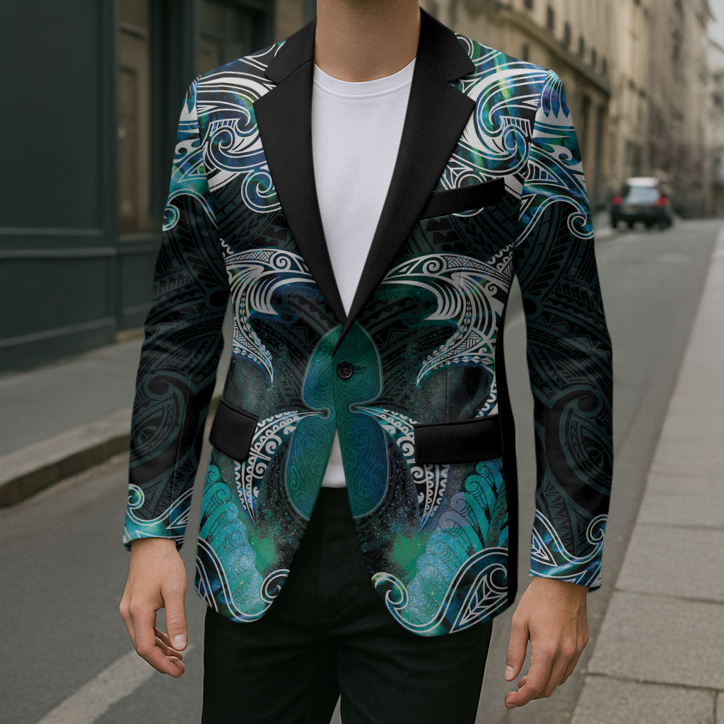 New Zealand Kotiate Weapon Blazer Aotearoa Mango Paua Shell Maori Pattern LT22 - Polynesian Pride