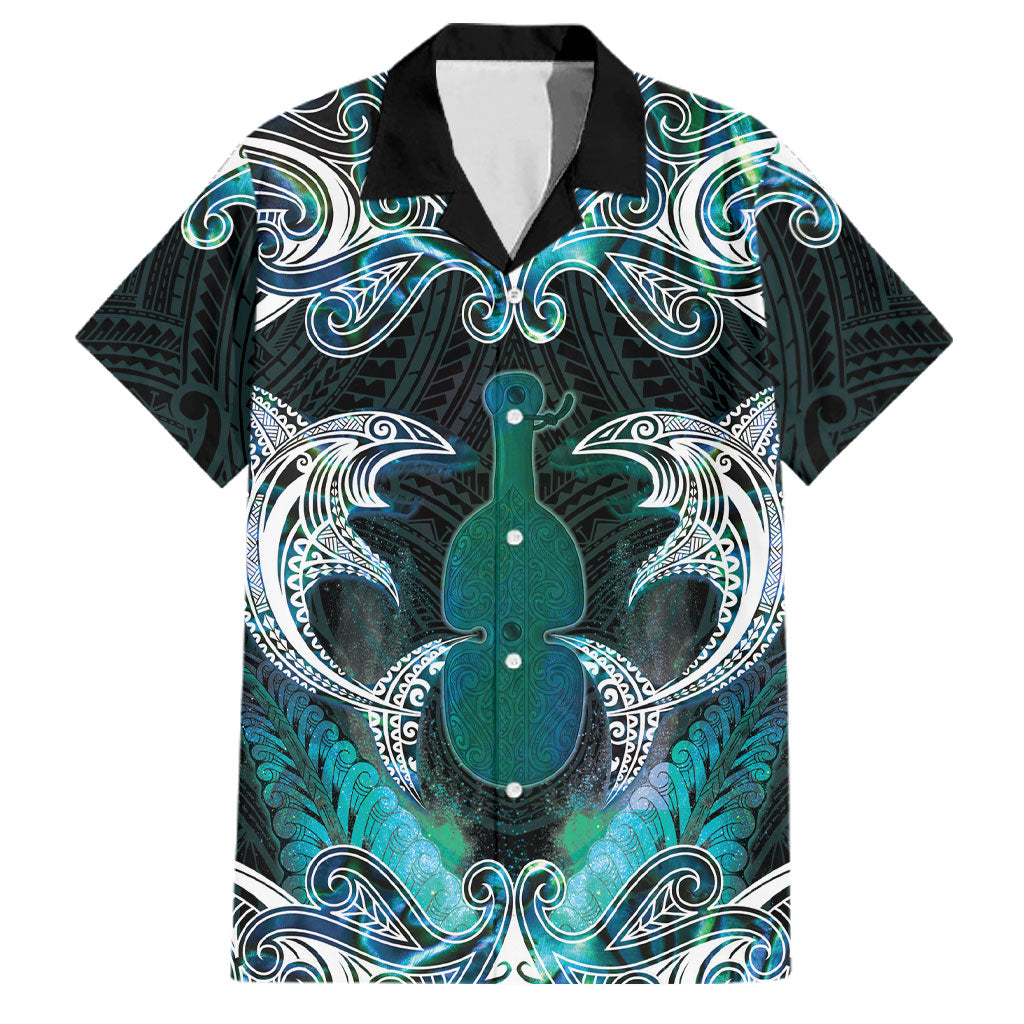 New Zealand Kotiate Weapon Family Matching Summer Maxi Dress and Hawaiian Shirt Aotearoa Mango Paua Shell Maori Pattern