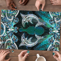 New Zealand Kotiate Weapon Puzzle Aotearoa Mango Paua Shell Maori Pattern LT22 - Polynesian Pride