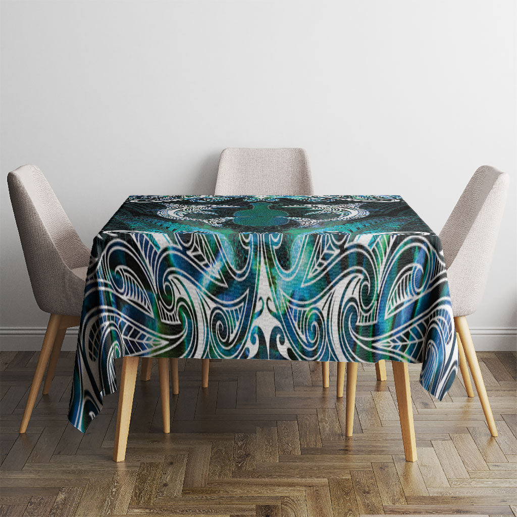 New Zealand Kotiate Weapon Tablecloth Aotearoa Mango Paua Shell Maori Pattern LT22 - Polynesian Pride