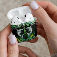 New Zealand Mere Pounamu Weapon AirPods Case Aotearoa Mango Paua Shell Maori Pattern