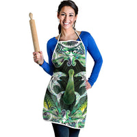 New Zealand Mere Pounamu Weapon Apron Aotearoa Mango Paua Shell Maori Pattern LT22 - Polynesian Pride