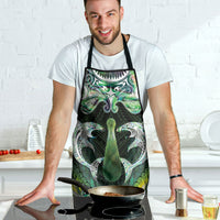 New Zealand Mere Pounamu Weapon Apron Aotearoa Mango Paua Shell Maori Pattern LT22 - Polynesian Pride