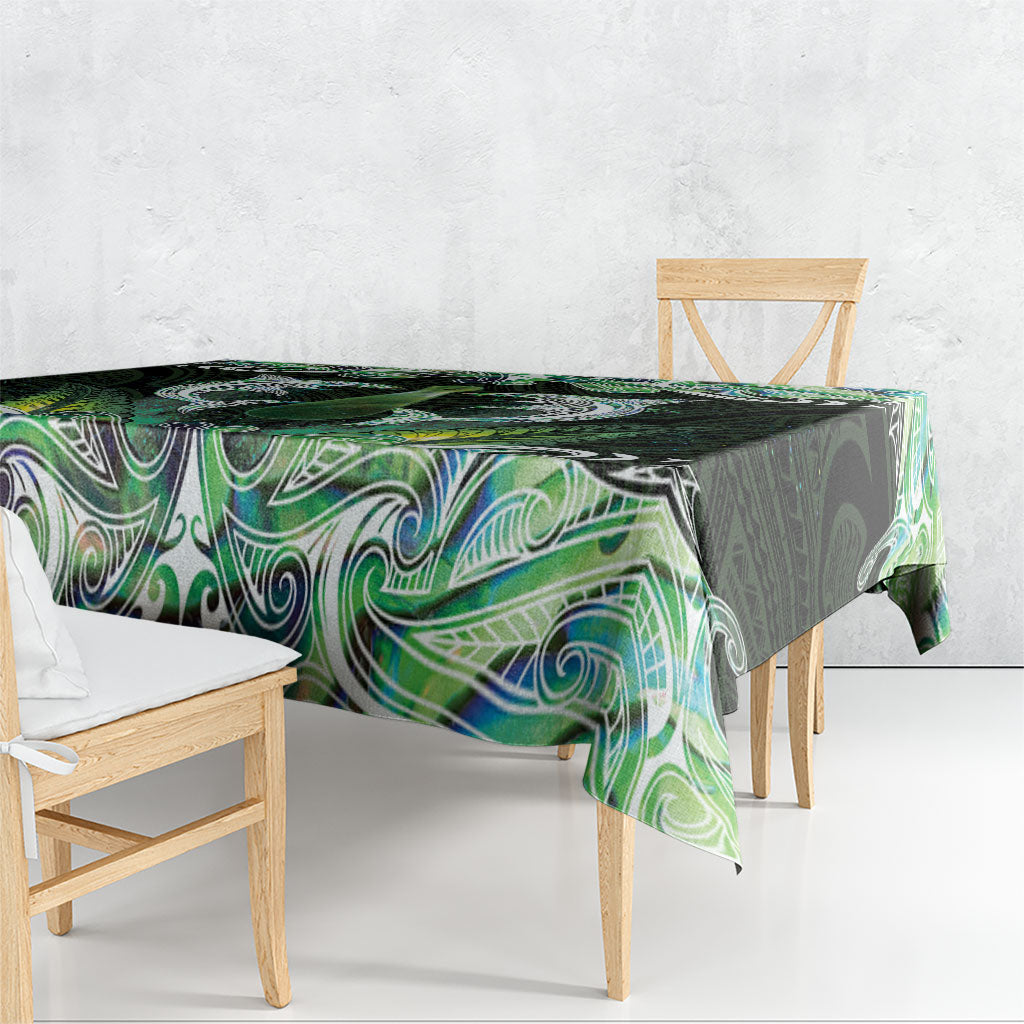 New Zealand Mere Pounamu Weapon Tablecloth Aotearoa Mango Paua Shell Maori Pattern LT22 - Polynesian Pride
