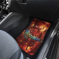 New Zealand Kea Bird Matariki Personalised Car Mats Silver Fern Maori Pattern