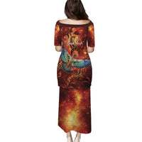 New Zealand Kea Bird Matariki Personalised Family Matching Puletasi and Hawaiian Shirt Silver Fern Maori Pattern LT22 - Polynesian Pride