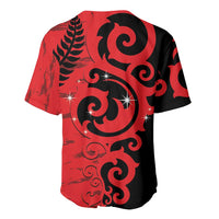 New Zealand Matariki Baseball Jersey Maori New Year Koru Pattern