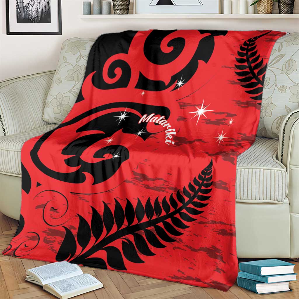 New Zealand Matariki Blanket Maori New Year Koru Pattern