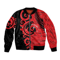 New Zealand Matariki Bomber Jacket Maori New Year Koru Pattern
