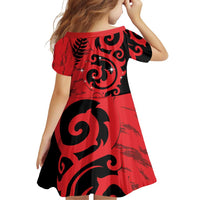 New Zealand Matariki Family Matching Mermaid Dress and Hawaiian Shirt Maori New Year Koru Pattern LT22 - Polynesian Pride
