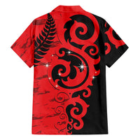 New Zealand Matariki Family Matching Off Shoulder Short Dress and Hawaiian Shirt Maori New Year Koru Pattern LT22 - Polynesian Pride