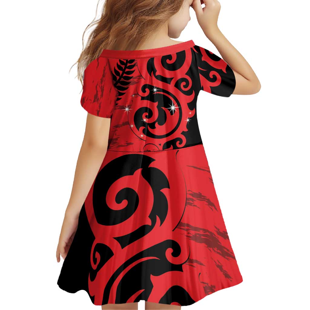 New Zealand Matariki Family Matching Short Sleeve Bodycon Dress and Hawaiian Shirt Maori New Year Koru Pattern LT22 - Polynesian Pride