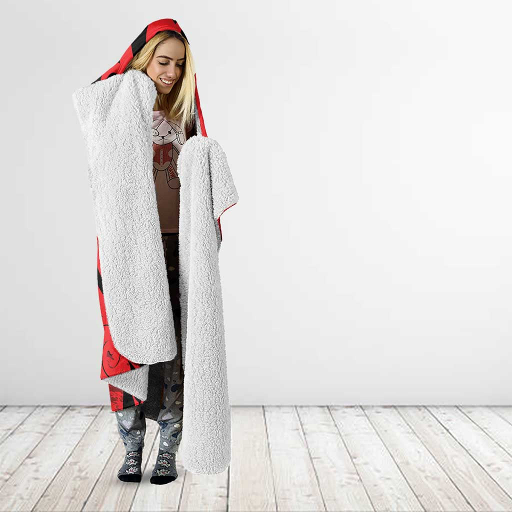 New Zealand Matariki Hooded Blanket Maori New Year Koru Pattern
