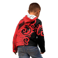 New Zealand Matariki Kid Hoodie Maori New Year Koru Pattern