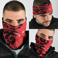 New Zealand Matariki Neck Gaiter Maori New Year Koru Pattern