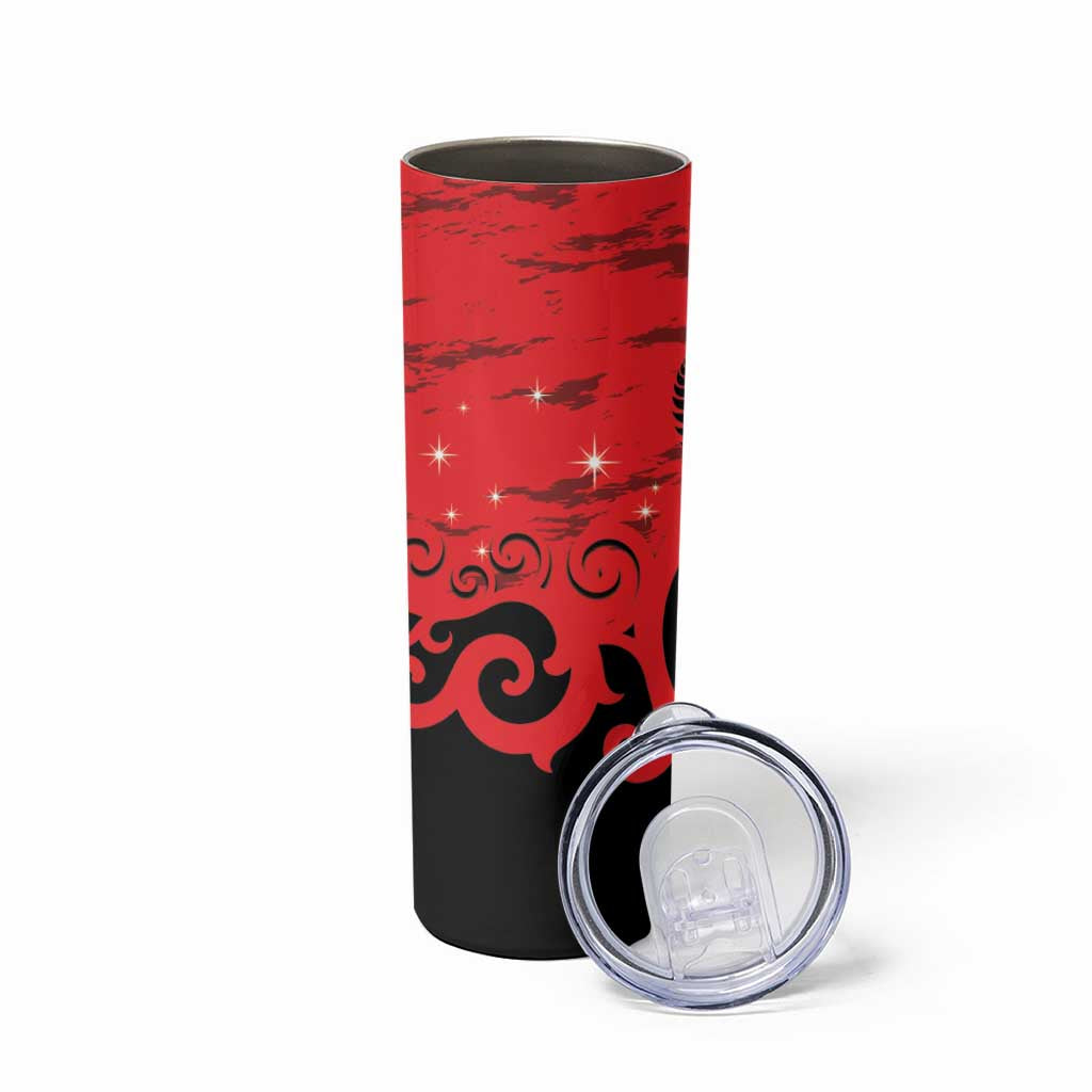 New Zealand Matariki Skinny Tumbler Maori New Year Koru Pattern