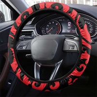 New Zealand Matariki Steering Wheel Cover Maori New Year Koru Pattern