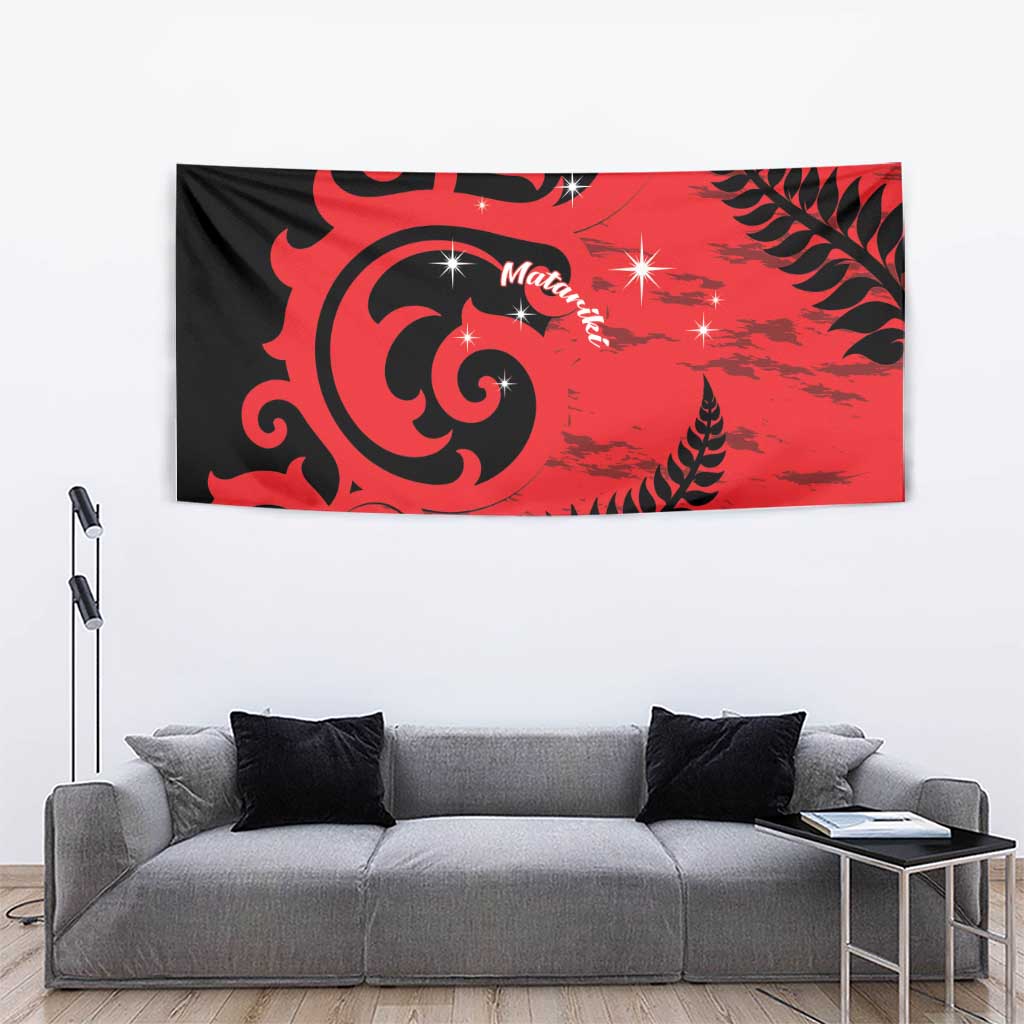 New Zealand Matariki Tapestry Maori New Year Koru Pattern