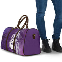 New Zealand Matariki Travel Bag Maori Manaia Galaxy Silver Fern Purple Color LT22 - Polynesian Pride