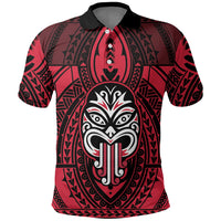 New Zealand Maori Language Week Polo Shirt Te Wiki O Te Reo Maori Hei Tiki LT22 Red - Polynesian Pride