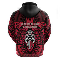 New Zealand Maori Language Week Zip Hoodie Te Wiki O Te Reo Maori Hei Tiki LT22 - Polynesian Pride