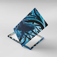 New Zealand Matariki Canvas Wall Art Maori Humpback Whale Galaxy