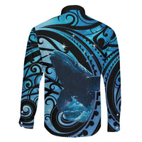 New Zealand Matariki Family Matching Tank Maxi Dress and Hawaiian Shirt Maori Humpback Whale Galaxy LT22 - Polynesian Pride