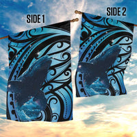 New Zealand Matariki Garden Flag Maori Humpback Whale Galaxy LT22 - Polynesian Pride