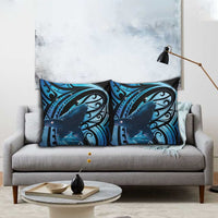 New Zealand Matariki Pillow Cover Maori Humpback Whale Galaxy