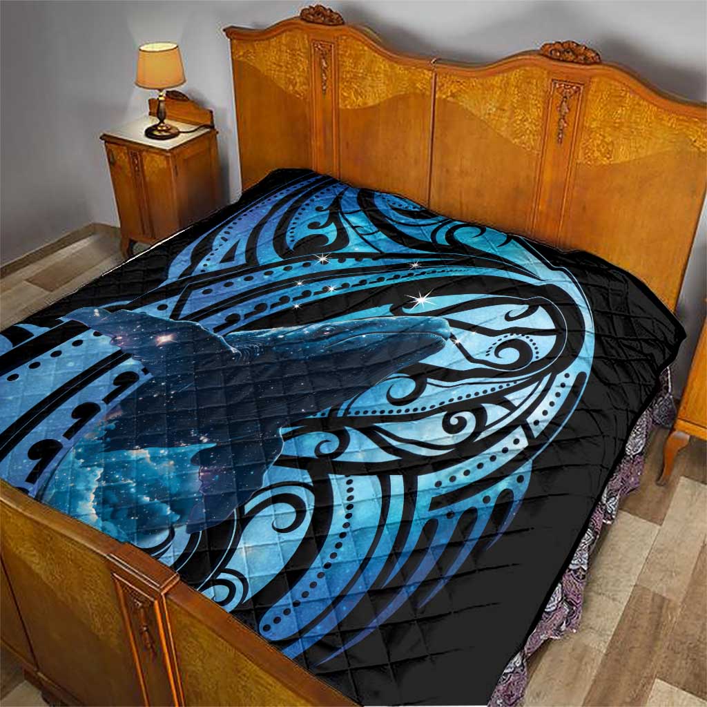 New Zealand Matariki Quilt Maori Humpback Whale Galaxy