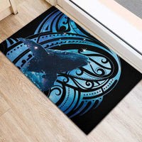 New Zealand Matariki Rubber Doormat Maori Humpback Whale Galaxy