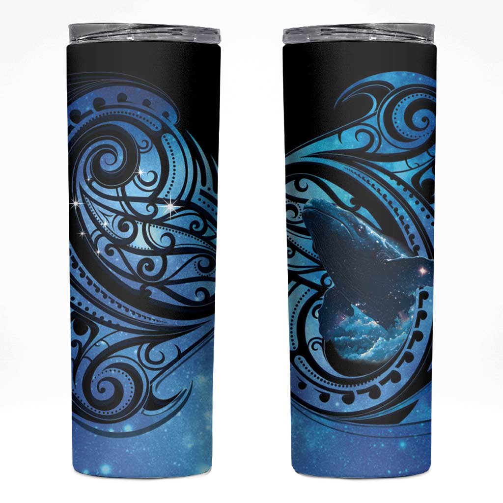 New Zealand Matariki Skinny Tumbler Maori Humpback Whale Galaxy