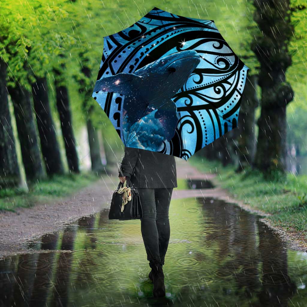 New Zealand Matariki Umbrella Maori Humpback Whale Galaxy