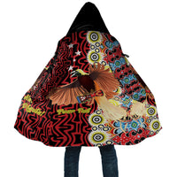 Personalised Papua New Guinea Pidgin Language Week Cloak Halo Olgeta Tok Pisin Wik Bird Of Paradise Oro Batik LT22 Unisex Red - Polynesian Pride
