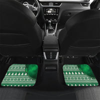 New Zealand Kakapo Christmas In July Car Mats Silver Fern Santa Xmas Green Color