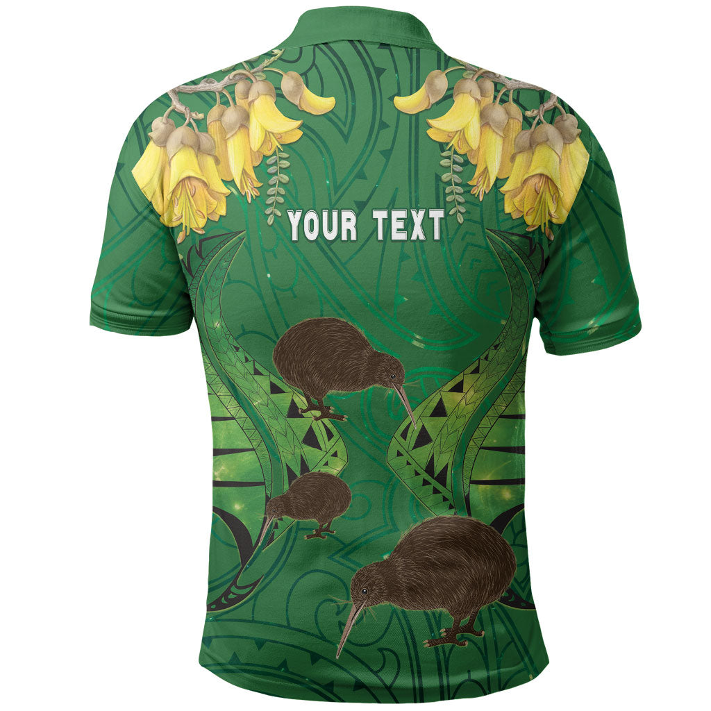 Personalised South Canterbury Anniversary Day Polo Shirt Kiwi Kowhai Silver Fern Maori Pattern LT22 - Polynesian Pride