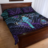 New Zealand Suicide Prevention Month Quilt Bed Set Maori Mauri Tu Mauri Ora Polynesian Pattern LT22 - Polynesian Pride