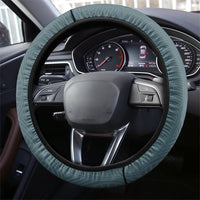 New Zealand Tui Bird Maripi Steering Wheel Cover Maori Weapon Kowhaiwhai Pattern