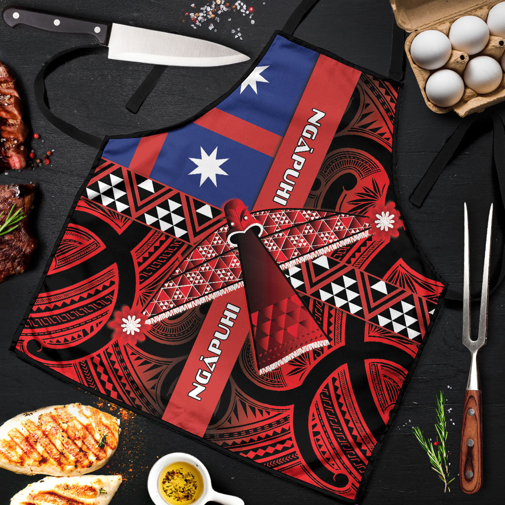 Aotearoa Iwi Ngapuhi Apron Tuhoronuku Kite United Tribes Flag Maori Pattern LT22 Red - Polynesian Pride