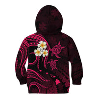 Hawaii Kid Hoodie Maui Islands Pacific Plumeria Pink Vibe LT9 - Polynesian Pride